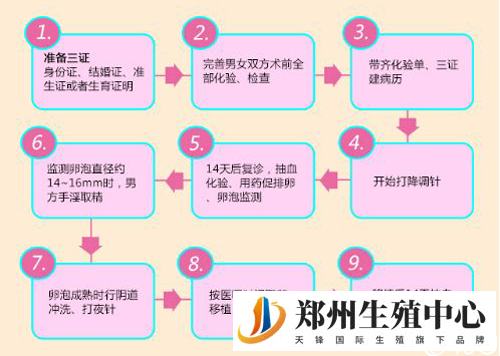 试管婴儿流程图